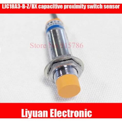1pcs LJC18A3-B-Z/BX capacitive proximity switch sensor / NPN three-wire DC normally open M18 adjustable proximity switch