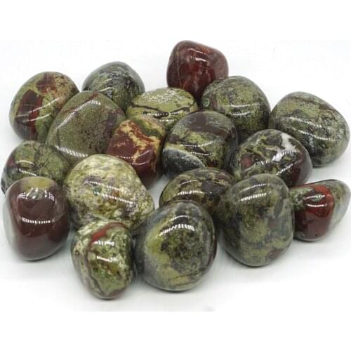 200g Natural Gemstone Dragon Bloodstone Crystal Bulk Tumbled Stone Polished Quartz Minerals Reiki Healing Specimen Home Decor