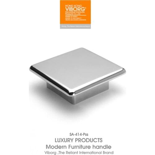 1 Piece)VIBORG Zinc Alloy Modern Kitchen Cabinet Cupboard Door Handle Knob Pull Dresser Vanity Drawer Handles Knobs Pulls