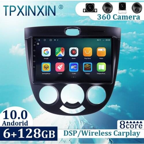 6+128GB For Buick Excelle 2004-2007 Android 10 Carplay Radio Player Car GPS Navigation Head Unit Car Radio with Screen