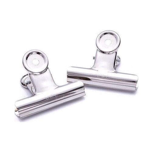 9526 Round Ticket paper Clip Stainless Steel binder Clips 6PCS/bag 19mm Iron Universal Small paper clips stationery