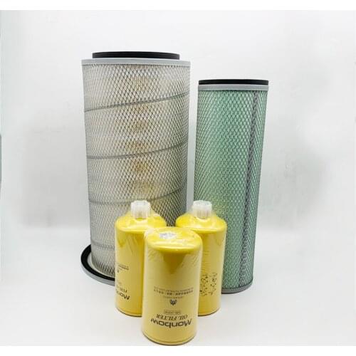 Excavator accessories DH 150 210 220 258 300 370 420-7 Excavator air filter Excavator diesel filter element Excavator oil filter