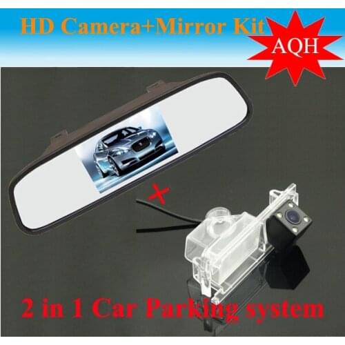 Auto Parking Assistance Car CCD Rear View Camera With 4.3 inch Car Monitor Camera For Kia K2 Rio Hatchback/For Kia Ceed 2013