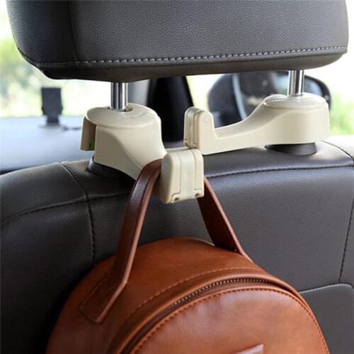 Car Headrest Hook with Phone Holder Seat Back Hanger For Mitsubishi motors asx lancer 10 9 x outlander xl pajero sport 4 l200