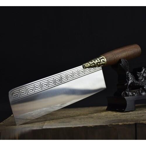 Household Ladies' Small Kitchen Knife Handmade Forged Sharp Slicing Knife Stainless Steel Chef Chopping Knife Meat Cleaver