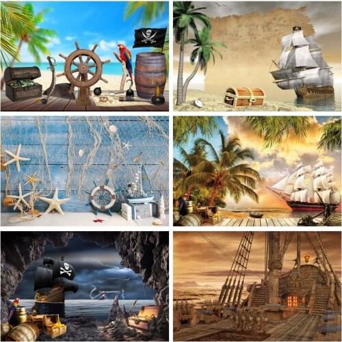 Yeele Birthday Pirate Treasure Map Photography Backdrop Gift Photographic Studio Photo Background Decorations Prop