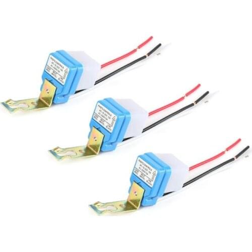 Automatic Auto On Off Photocell Street Light Switch Photo Control Photoswitch Sensor Switch DC AC 220V/110V/24V/12V 50-60Hz 10A