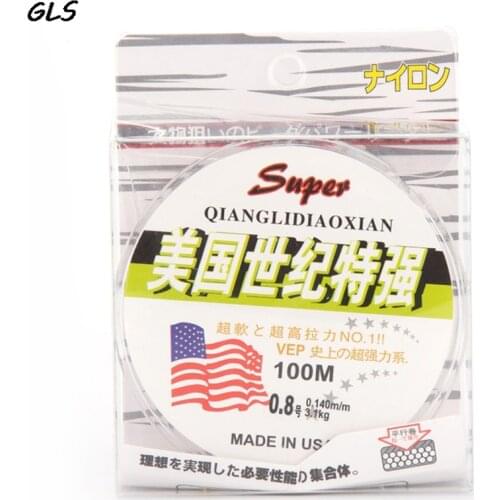 100M Fluorocarbon fishing line clear fly fishing line Winter Rope Fly Fishing Lines pesca