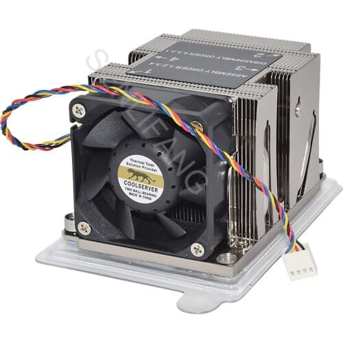 NEW LGA3647 2U CPU COOLER cooling fan heatsink for LGA3647 narrow workstation server Industrial Personal Computer
