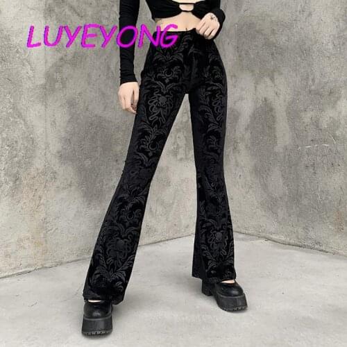 LUYEYONG Women's Velvet Trousers