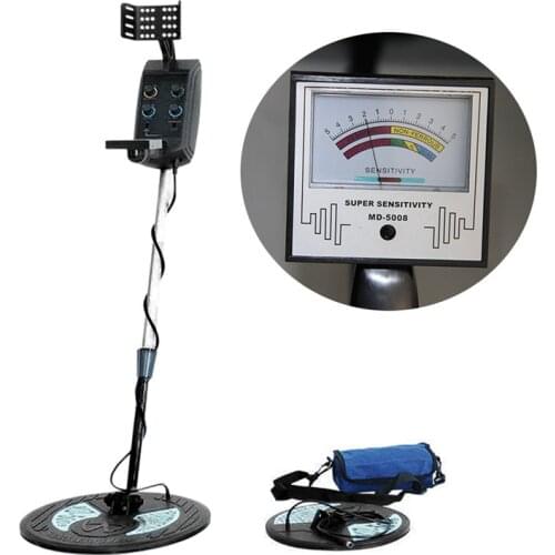 MD-5008 Underground Treasure Metal Detector Max Detection Depth 3.5m Two Coils Included