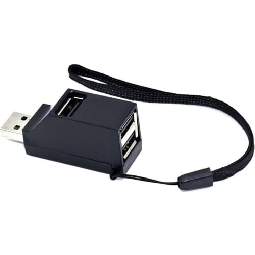 Mini USB 2.0/3.0 Hi-Speed Multi Port USB Hub Splitter Hub Adapter For PC Computer For Portable Hard Drives