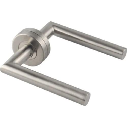 Door Handle Set Stainless Steel Lock Interior Home Door Handle Lock Durable Adjustable Latch Security WC/PZ/BB