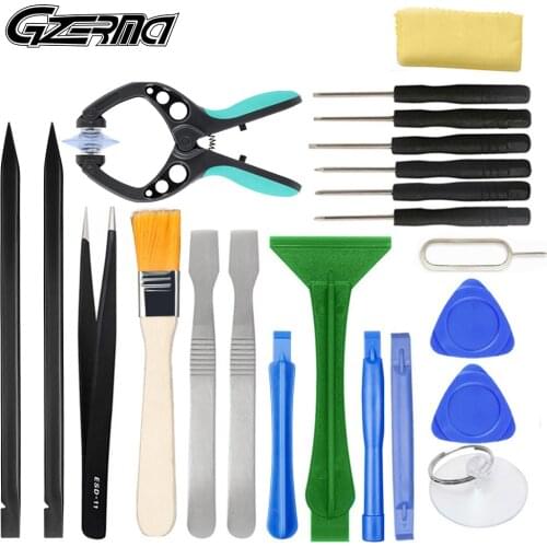 GZERMA 22 in 1 Mini Screwdriver Set Pry Mobile Phone LCD Screen Opening Repair Tools Kit for Cellphone Laptops Tablet Repair