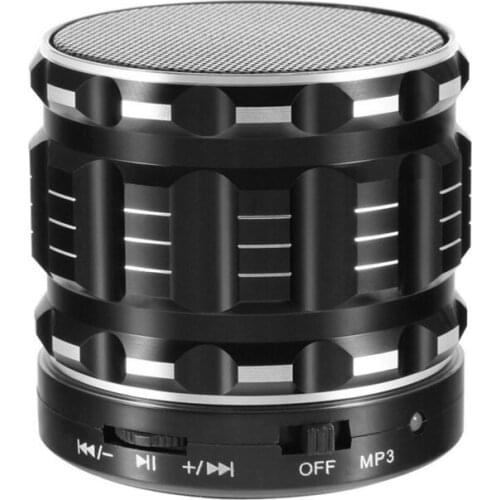 LNBEI S28 Mini Portable Bluetooth Speaker Metal Steel Low Bass Wireless Loudspeaker FM Radio