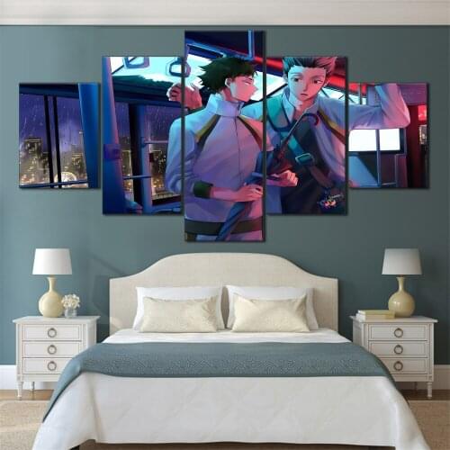 Home Decor Japanese Cartoon Haikyuu Poster Painting Hd Volleyball Boy Painting Wall Painting Bedroom Anime Bedroom Cafe Wall