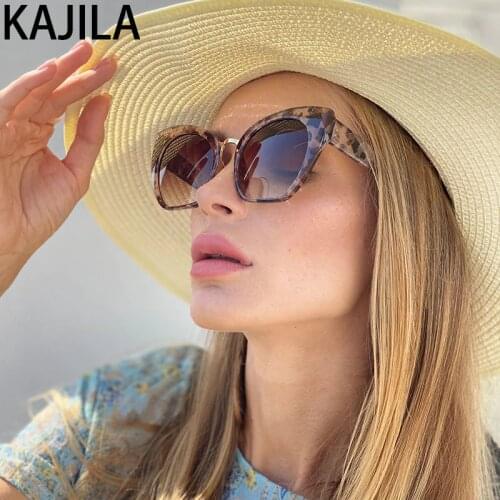 Cat Eye Sunglasses Women Leopard 2021 Trending Luxury Brand Designer Eyewear Shades Sun Glasses For Women Lentes De Sol Mujer