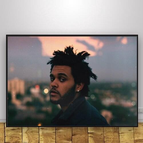 TheWeeknd Art Silk Fabric Poster And Print Wall Art Picture Painting Home Decor