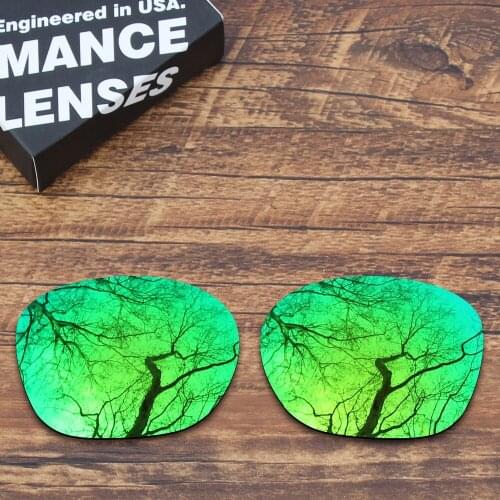 ToughAsNails Polarized Replacement Lenses for Oakley Garage Rock Sunglasses Green Mirrored Color (Lens Only)