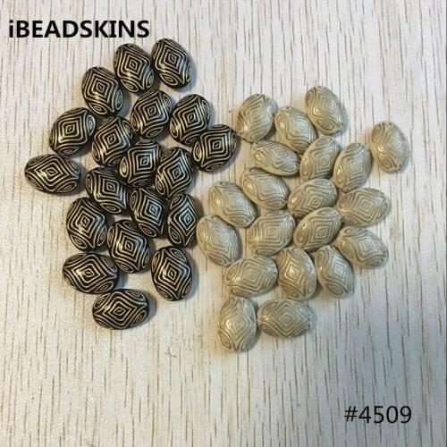 Choose color) 18X13mm 550pcs/lot Acrylic antique style Beads for Jewelry DIY #4509 (Design as shown)