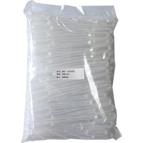 100pcs ,10ml Plastic Disposable Graduated Pipette Graduated Transparent pipettes Dropper Laboratory Polyethylene Makeup Tools