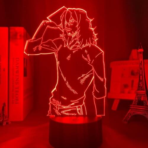 3D Lamp Anime My Hero Academia Shota Aizawa Light for Bedroom Decor Child Kids Birthday Gift Manga Aizawa Lamp My Hero Academia
