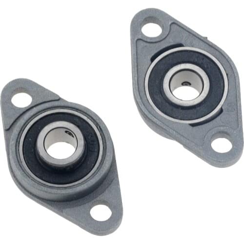 4pcs Zinc Alloy Diameter 8mm Bore Ball rhombic insert Bearing Pillow Block Mounted Support Caliber KFL08 KFL000 KFL001 KFL002