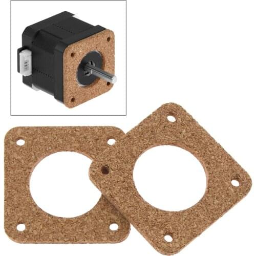 5Pcs Nema 17 Stepper Damper Nema17 Stepper Motor Damper Cork Gasket Reprap Isolator 42 Motor Absorber For 3D Printer Ender 3