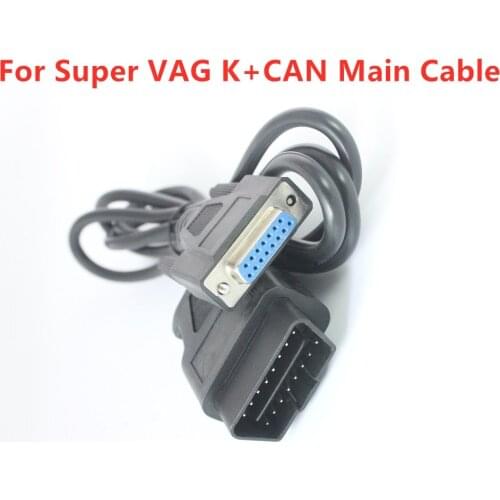 Acheheng Car cables for For Super VAG K+CAN Plus 4.8 Diagnosis Scanner OBD2 Key Programmer Main Cable 16Pin TO 15Pin cable