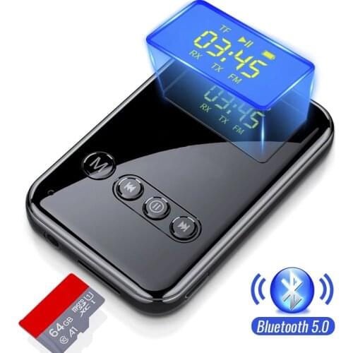 Bluetooth 5.0 Transmitter Receiver 3.5mm Jack Aux Audio Wireless Adapter For PC TV Headphone Car Bluetooth 5 0 Receiver