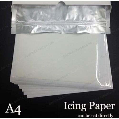 5 Sheets Edible sugar papers Icing Paper for Cupcake Decoration A4 Size 210*297mm Cake Decorating Tools Party Kitchen Supply