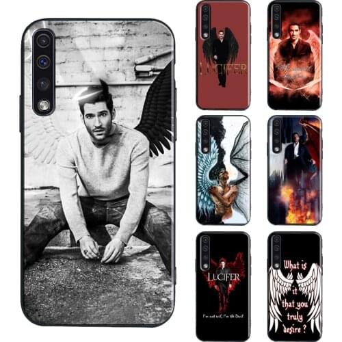 American TV Lucifer Angel Case For Samsung A51 A71 A11 A31 A41 A01 A02S A40 A50 A70 A21S A20e A12 A32 A52 A72 Cover