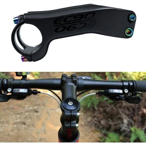 Bicycle Carbon Fiber Stem Positive Or Negative 17 Degrees Corrosion Resistance Perfectly Fitment Mountain Bike Short Handlebar