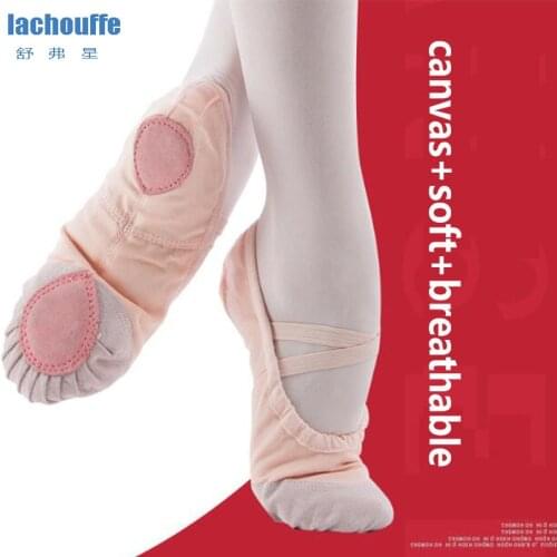 Children Teacher Pratice Gym Shoes Leather Toe Cap for Woman Yoga Slippers Ballet Dancing Shoes for Women Black Dance-shoes-kids