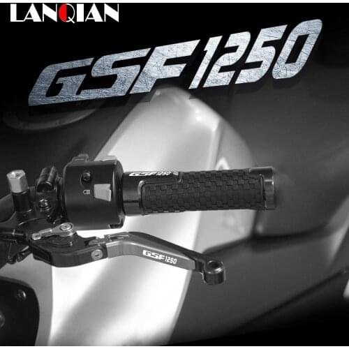 For SUZUKI GSF1250 BANDIT Motorcycle Aluminum Brake Clutch Levers & Handlebar Grips GSF1250 BANDIT 2007-2015 2011 2012 2013 2014