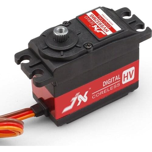 FATJAY JX Servo PDI-HV5932MG 120/180/360 degree 30kg large torque HV high voltage metal gear digital servo dual bearing CNC case