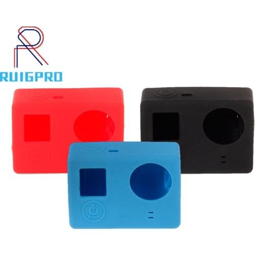 Guigpro for Gopro 4 Accessories Silicone Gel Rubber Protective Case Dustproof Skin Cover for GoPro Hero 4 3+3 Camera