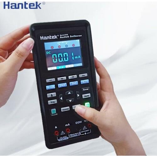 Hantek 2C42 2D42 Oscilloscope Digital Multimeter Tester Oscilloscope Waveform Generator 3 in 1 Portable USB 2 Channel 40mhz 70mh