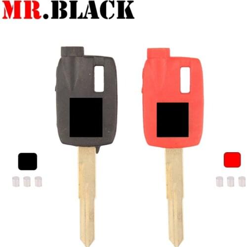 Motorcycle Uncut Blade Blank Key For Suzuki magnet Motorcycle Anti-theft lock keys AN250 AN400 AN650 Magnetic Burgman
