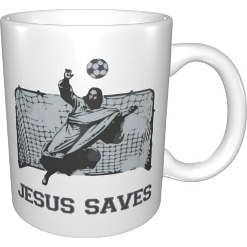Jesus Saves Mug Coffee Cup Coffee Mug Drinks Doom Cups To Sublimate