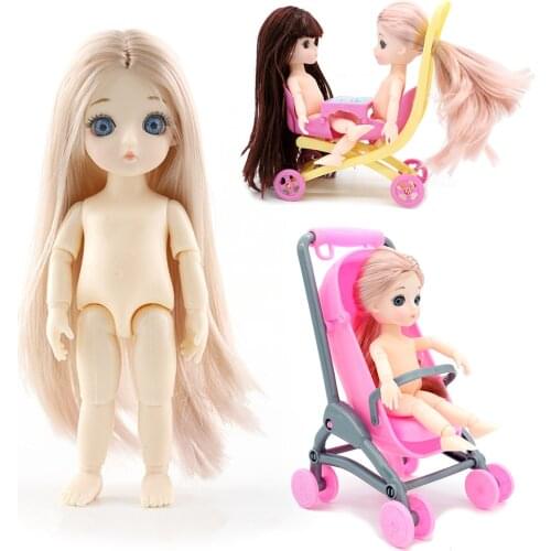 Blyth Lols Dolls 3D eyes Reborn Moveable joint 16cm Surprise Toys BJD Baby Doll Naked Nude Women Body Dolls for Girls Gift Toy