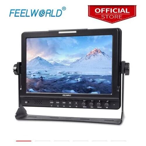 Feelworld FW1018SPV1 10.1 Inch Field Monitor with Histogram IPS 3G-SDI HDMI Photography Studio Camera Top External Monitor
