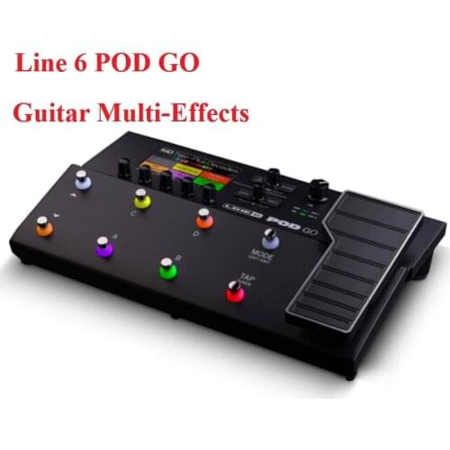 Original Line 6 POD GO Guitar Multi-Effects Floor Processor Pedal For Live Stage Performance /Studio Recording