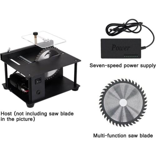 Portable Woodworking Sliding Table Saw Miniature Small Household Table Saw Multi-Function Precision Electric Saw