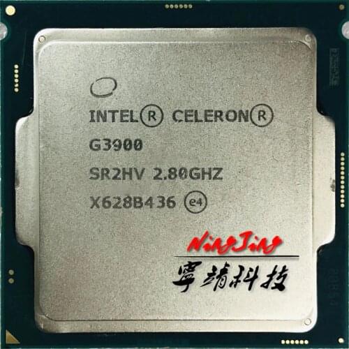 Intel Celeron G3900 2.8 GHz Dual-Core Dual-Thread 51W CPU Processor LGA 1151