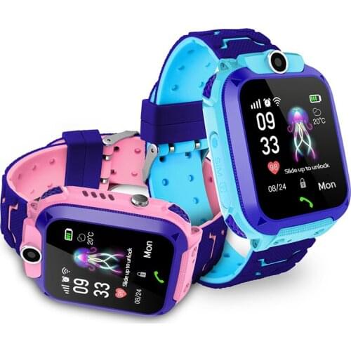 Q12 Kids GPS LBS Smart Watch For iOS Android Smartphone Waterproof IP67 Smart Watch Phone