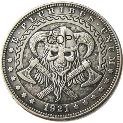 US Hobo 1921 Morgan Dollar Silver Plated Copy Coins