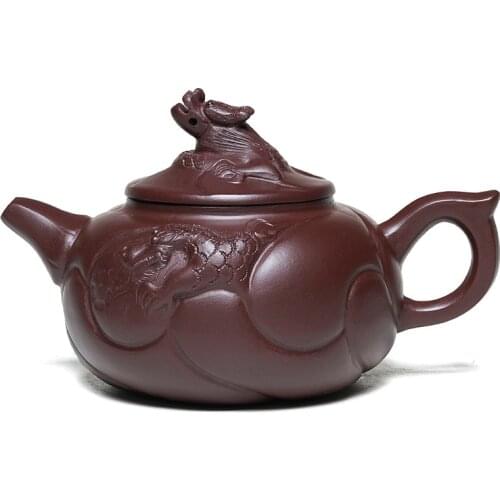 Yu Hualong Yixing Purple Clay Pot Teapot Tea Set Household Teapot Kung Fu Tea Set Chinese Tea Set Tea Set Cute Teapot