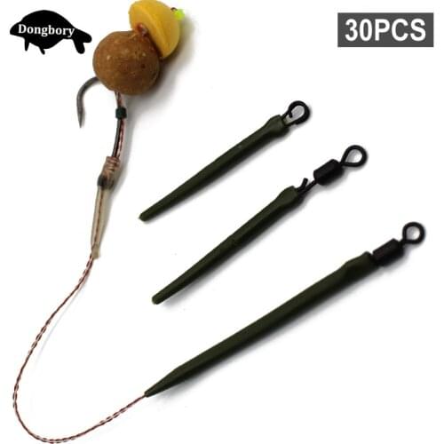30Pcs Carp Fishing Accessories Anti Tangle Line Aligner Fishing Hook Connector Sleeve Carp Rig Anti Tangle Sleeve Fishing Tackle