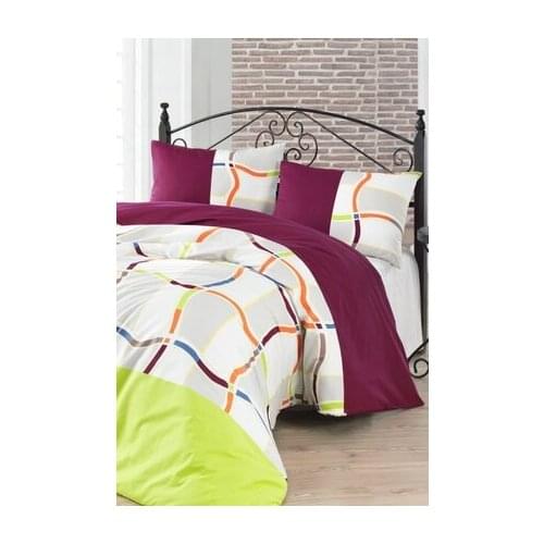 Colorful Design 240x220cm King size 4 PCS 100% Cotton Bedding set
